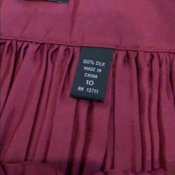 Ideology Budapest boho 100% silk skirt size 10 - Picture 11 of 12